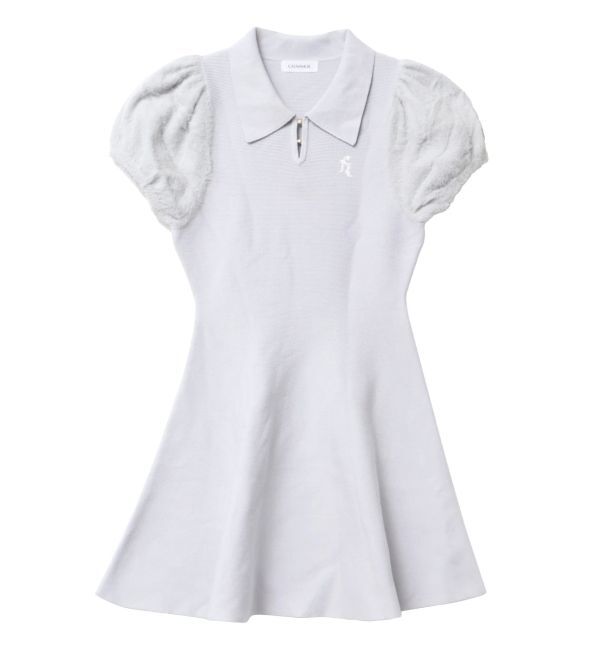 CALNAMUR「ニットポロワンピース」|ワンピース|