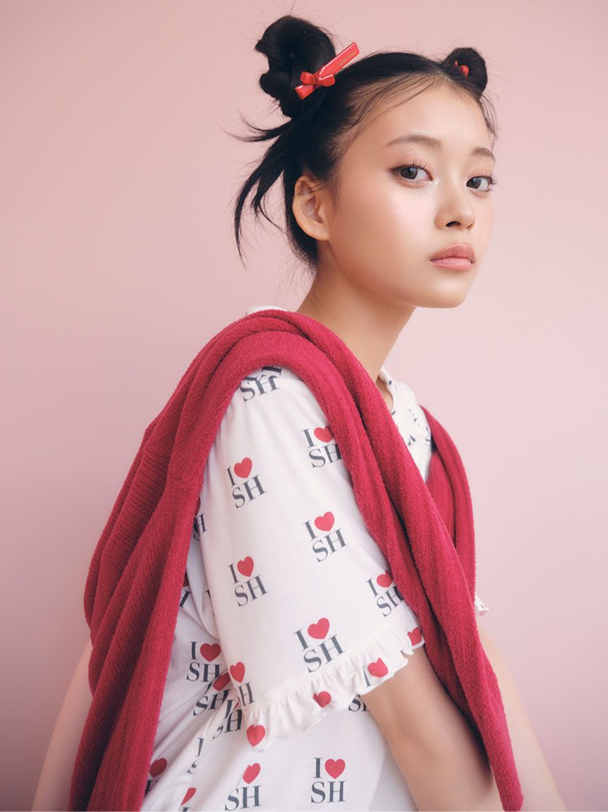 SNIDEL HOME「【Creamy】ハートボタンカーディガン」|ルームウェア|