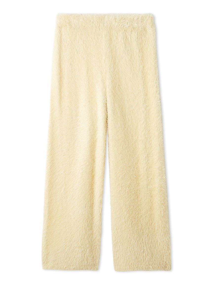 SNIDEL HOME「シャギーロングパンツ」|ルームウェア|YEL