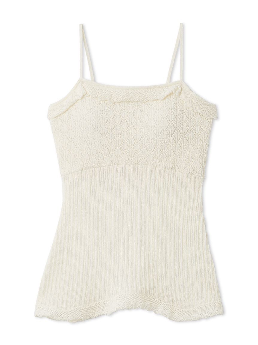 SNIDEL HOME「クロシェガーターデザインキャミソール」|ルームウェア|