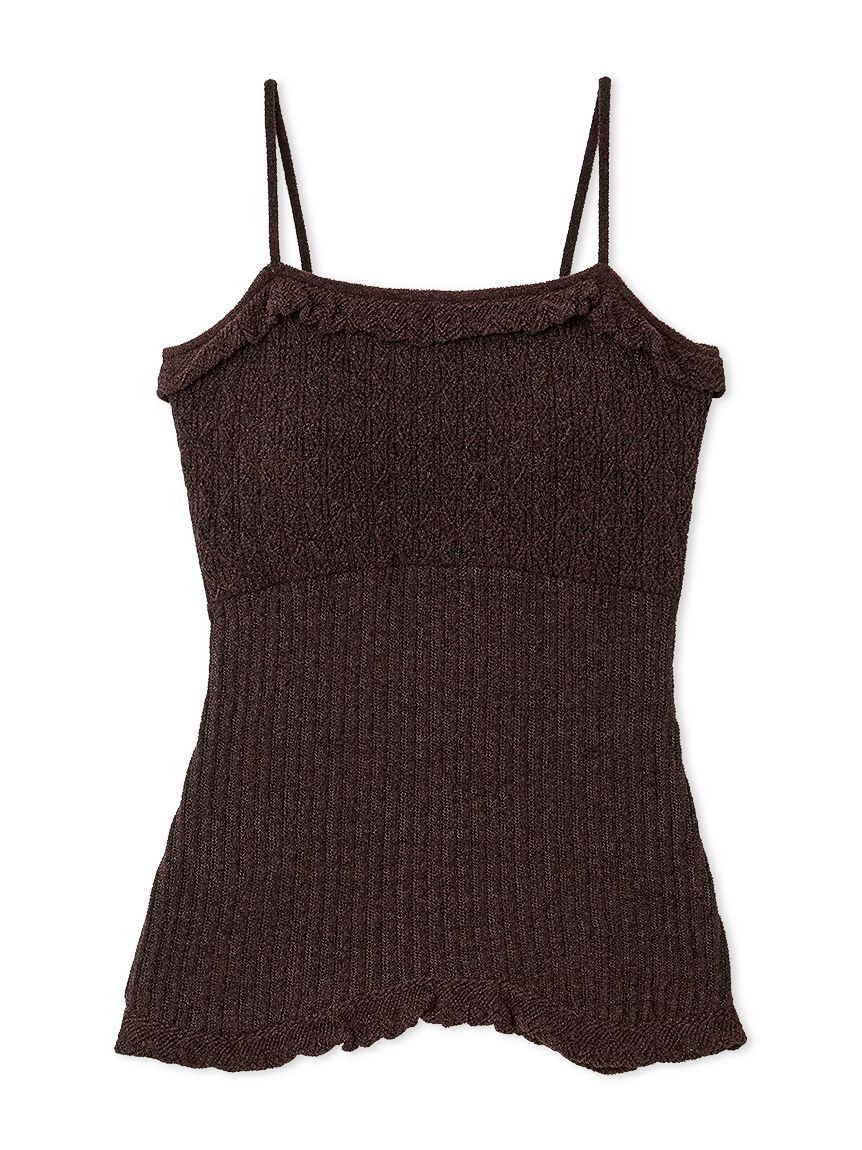 SNIDEL HOME「クロシェガーターデザインキャミソール」|ルームウェア|BRW