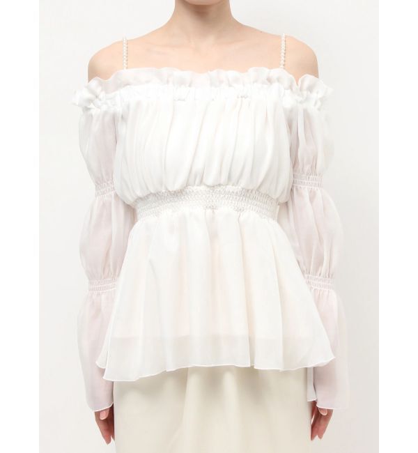 RESEXXY「ボリュームギャザーオフショルブラウス」|シャツ・ブラウス|