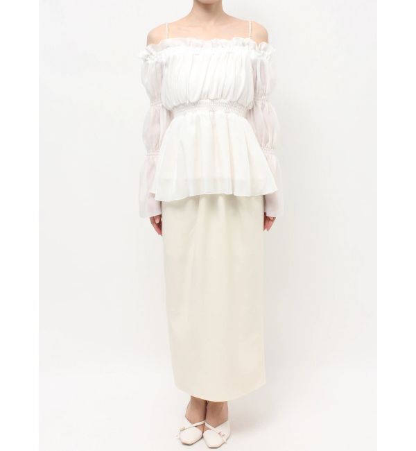 RESEXXY「ボリュームギャザーオフショルブラウス」|シャツ・ブラウス|