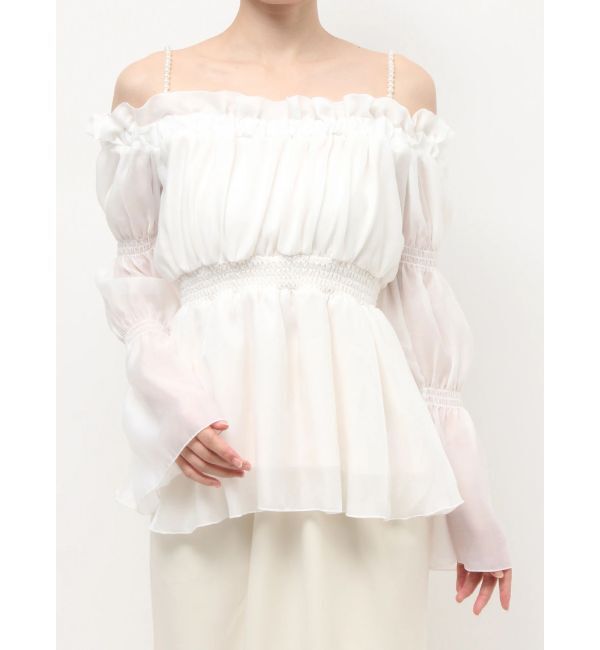 RESEXXY「ボリュームギャザーオフショルブラウス」|シャツ・ブラウス|