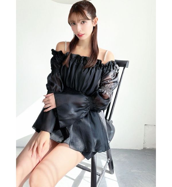 RESEXXY「ボリュームギャザーオフショルブラウス」|シャツ・ブラウス|