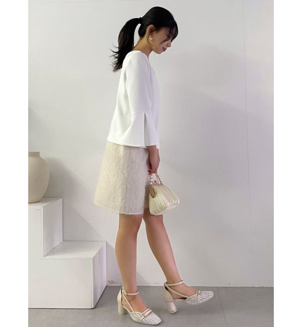 dazzlin「ジャカード切替サックワンピース」|ワンピース|