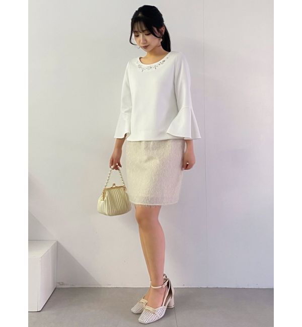 dazzlin「ジャカード切替サックワンピース」|ワンピース|