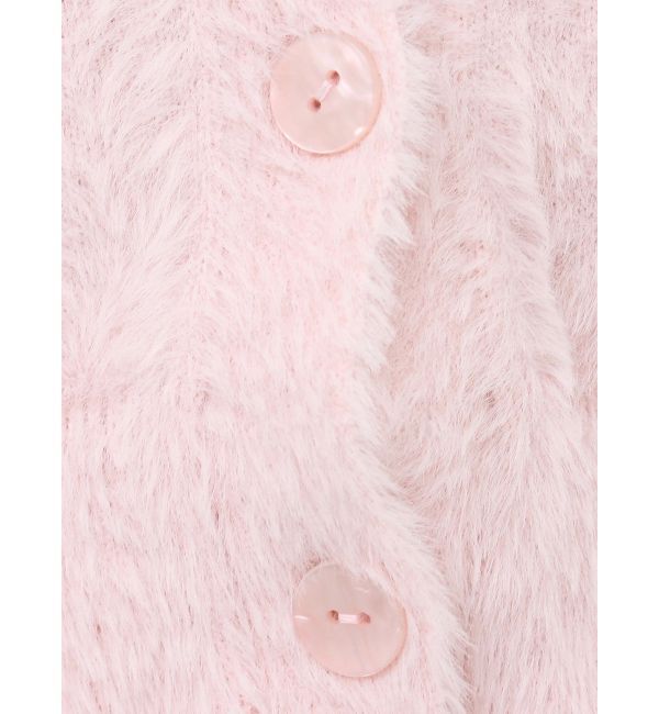 dazzlin「コンパクトミニシャギーカーディガン」|カーディガン|