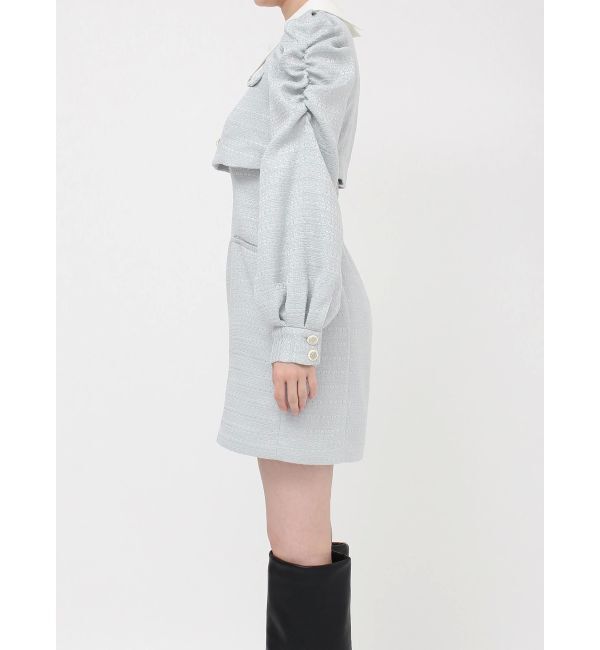 dazzlin「ツイードドッキングミニワンピース」|ワンピース|