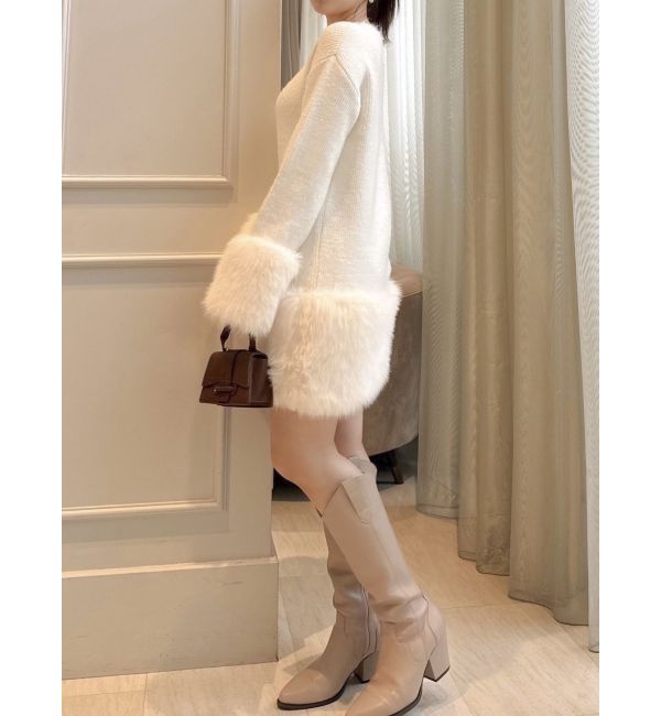 dazzlin「ファーニットワンピース」|ワンピース|