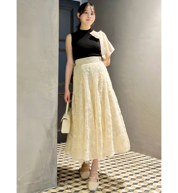 dazzlin「【再生産】スパンコールチュールスカート」|スカート|