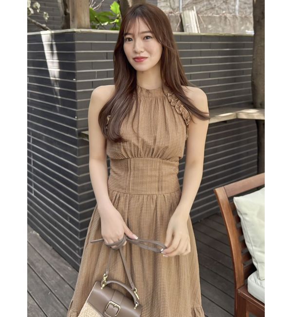 dazzlin「【再生産】アメスリフリルシェイプワンピース」|ワンピース|