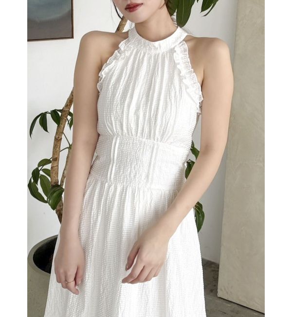 dazzlin「【再生産】アメスリフリルシェイプワンピース」|ワンピース|