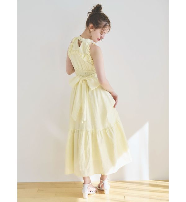 dazzlin「【再生産】アメスリフリルシェイプワンピース」|ワンピース|