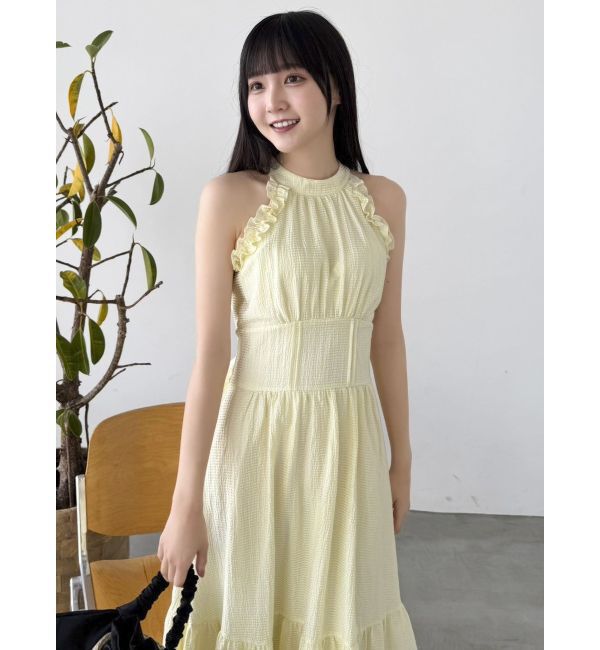 dazzlin「【再生産】アメスリフリルシェイプワンピース」|ワンピース|