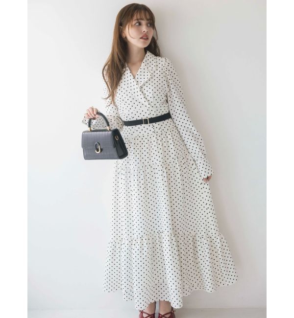 dazzlin「テーラーカラーコルセットワンピース」|ワンピース|