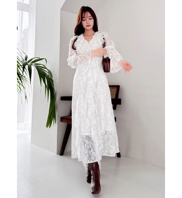 dazzlin「レースガウンワンピース」|ワンピース|