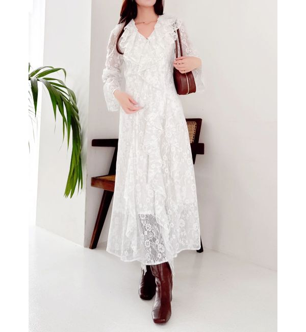 dazzlin「レースガウンワンピース」|ワンピース|