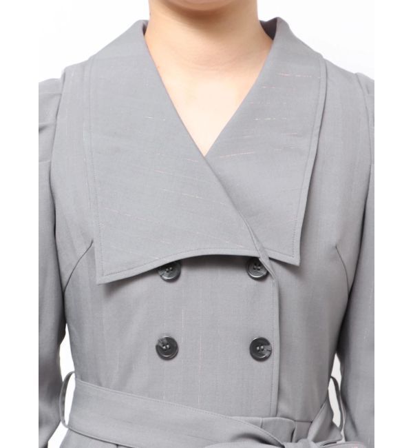 dazzlin「ビッグカラートレンチミニワンピース」|ワンピース|