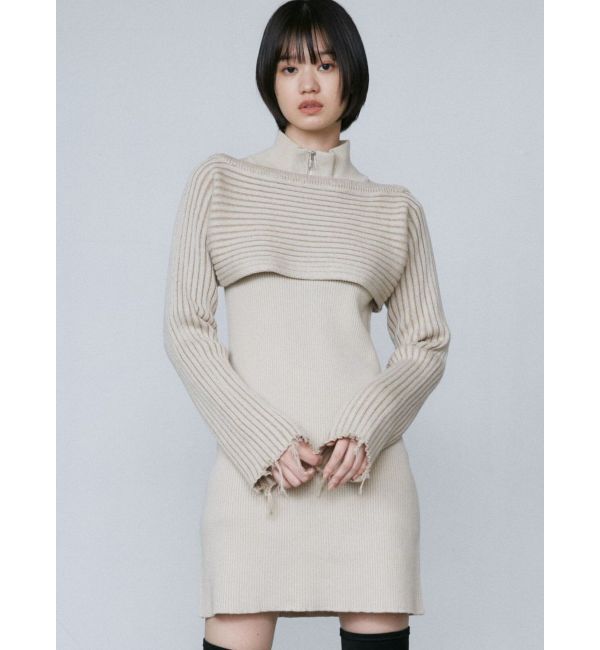 EMODA「マルチウェイ2ピースミニワンピース」|ワンピース|ベージュ