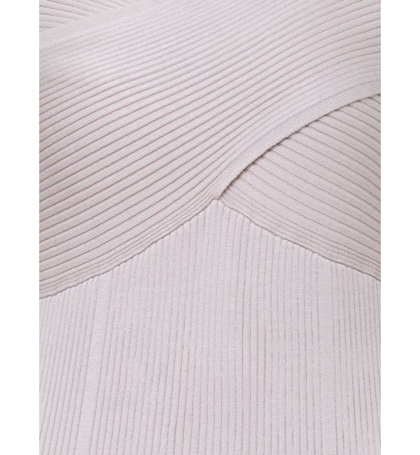 MERCURYDUO「2WAYパネルレイヤード風マーメイドニットワンピース」|ワンピース|