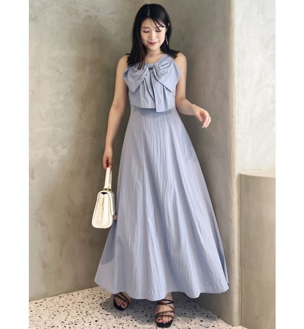 MERCURYDUO「ビックリボンタイプライターワンピース」|ワンピース|