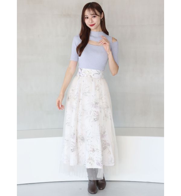 MERCURYDUO「2WAYカットアウトニット」|ニット・セーター|