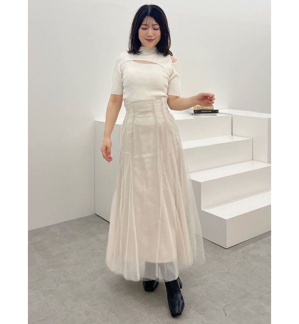 MERCURYDUO「2WAYカットアウトニット」|ニット・セーター|