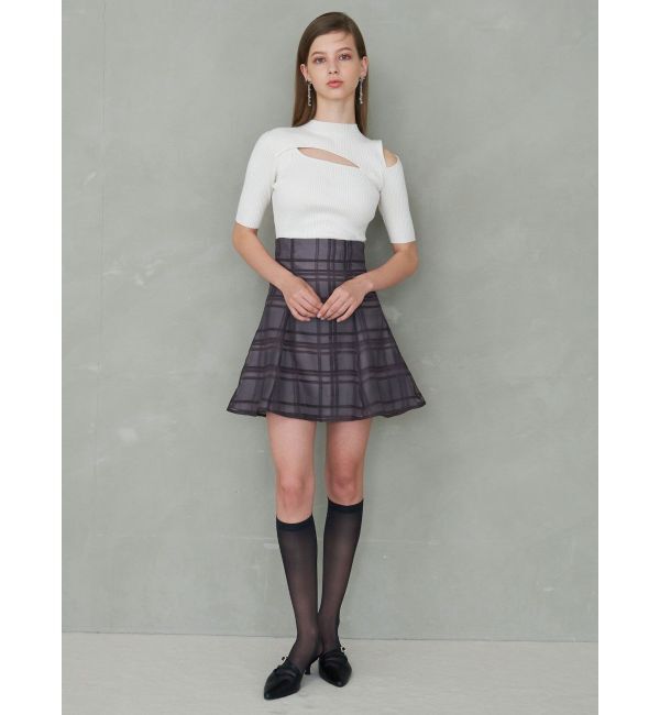 MERCURYDUO「2WAYカットアウトニット」|ニット・セーター|