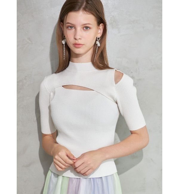 MERCURYDUO「2WAYカットアウトニット」|ニット・セーター|