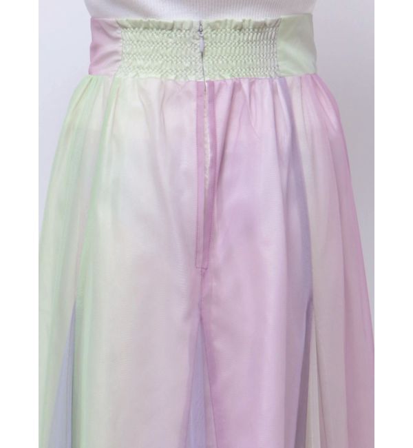 MERCURYDUO「グラデーションチュールボリュームスカート」|スカート|