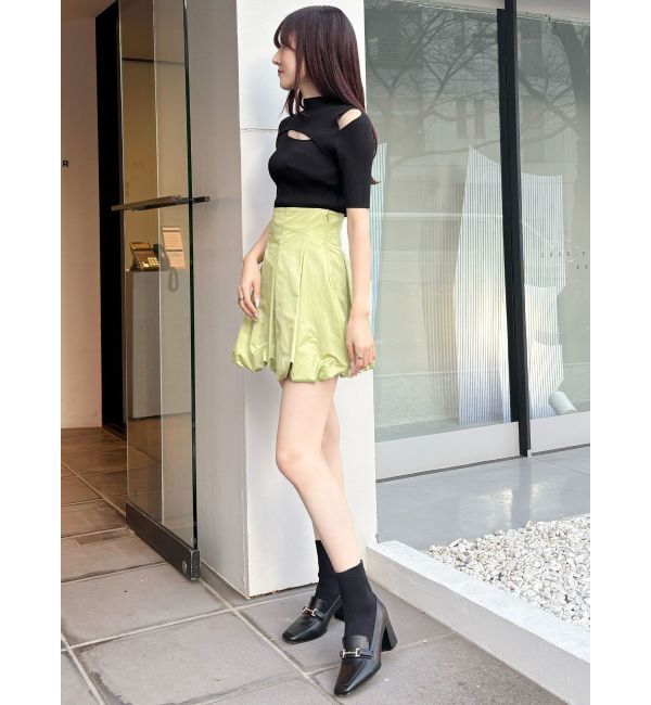 MERCURYDUO「バルーンミニコルセットスカート」|スカート|