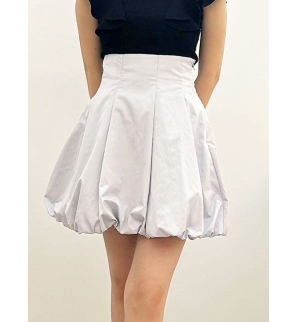 MERCURYDUO「バルーンミニコルセットスカート」|スカート|ブルー