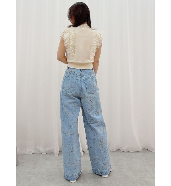 MERCURYDUO「チュールフリルニット」|ニット・セーター|