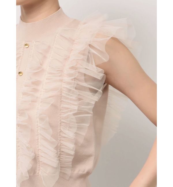 MERCURYDUO「チュールフリルニット」|ニット・セーター|