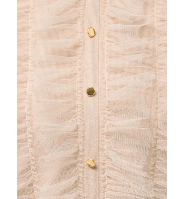 MERCURYDUO「チュールフリルニット」|ニット・セーター|