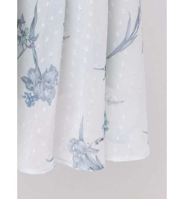 MERCURYDUO「ボタニカルフラワー2WAYシャーリングワンピース」|ワンピース|