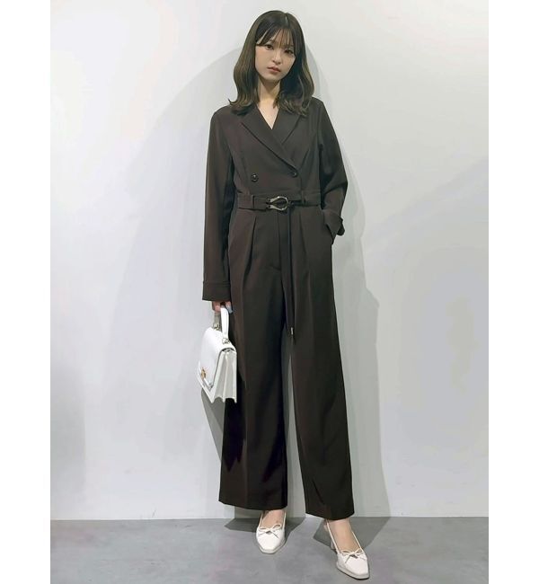 MERCURYDUO「テーラーカラーコンビネゾン」|オールインワン|