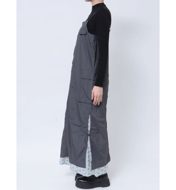 MURUA「メッシュロゴカーゴワンピース」|ワンピース|