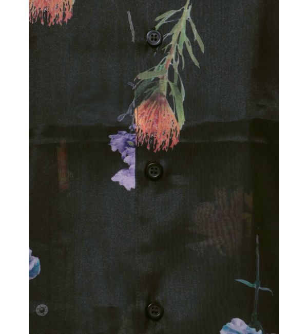 MURUA「フラワーシアーオープンカラーシャツ【WEB限定】」|シャツ・ブラウス|