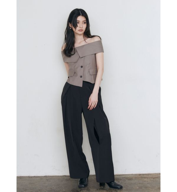 MURUA「オフショルマニッシュブラウス」|シャツ・ブラウス|