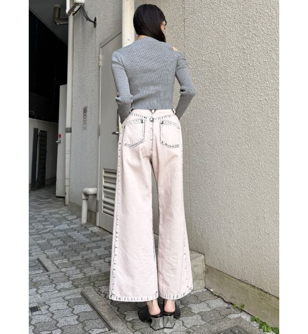 MURUA「ワンショルダーZIPニット」|ニット・セーター|