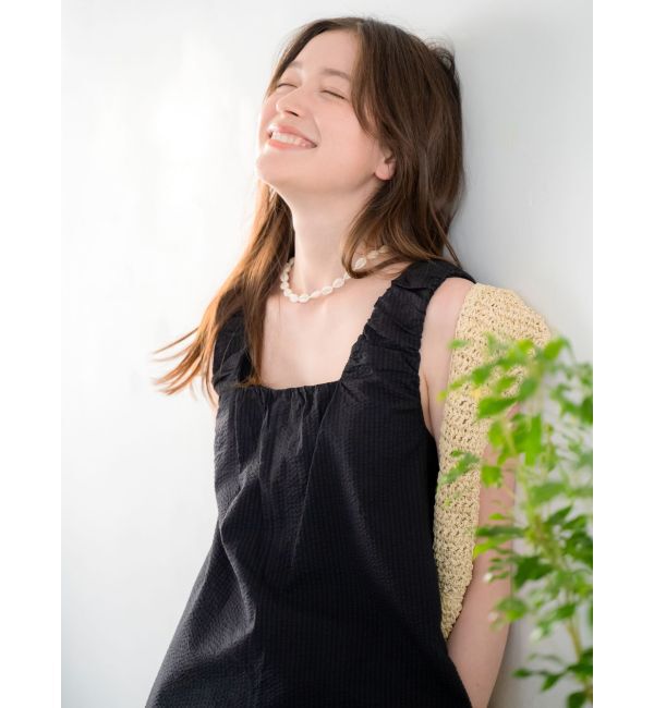 Ungrid「シェルモチーフショートネックレス」|ネックレス|