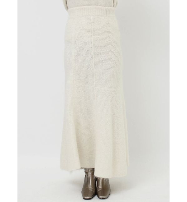 LAGUNAMOON「アルパカシャギーニットナローフレアスカート」|スカート|