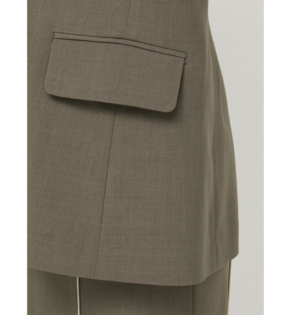 LAGUNAMOON「バイカラーボタンジャケット」|テーラードジャケット|