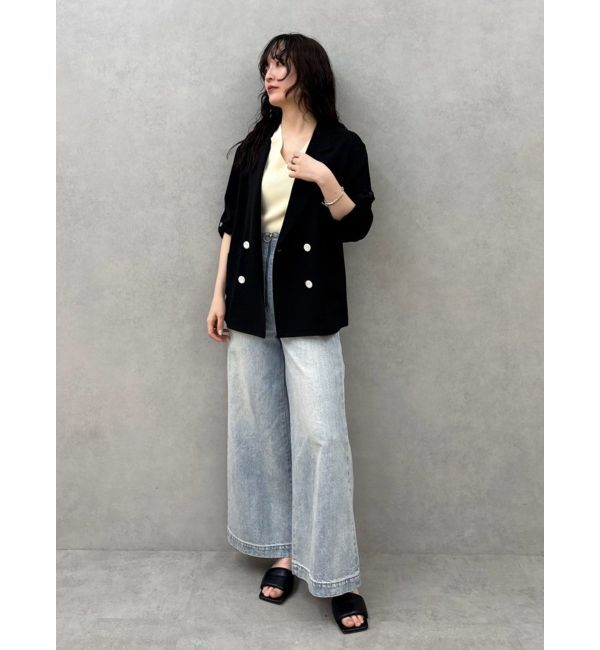LAGUNAMOON「【riiさんコラボカラー・サイズあり】ロールアップジャケット」|テーラードジャケット|
