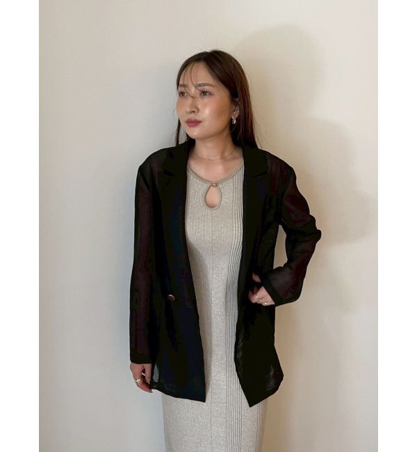 LAGUNAMOON「【追加生産】メッシュダブルテーラージャケット」|テーラードジャケット|