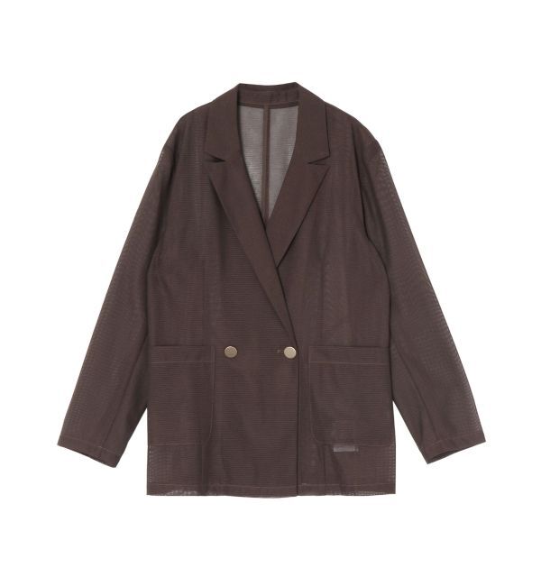 LAGUNAMOON「【追加生産】メッシュダブルテーラージャケット」|テーラードジャケット|