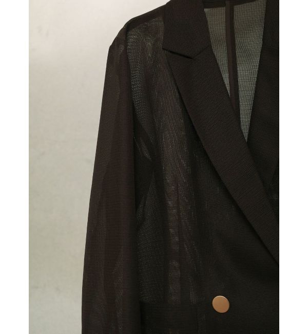 LAGUNAMOON「【追加生産】メッシュダブルテーラージャケット」|テーラードジャケット|