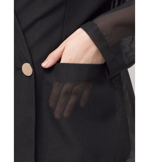 LAGUNAMOON「【追加生産】メッシュダブルテーラージャケット」|テーラードジャケット|